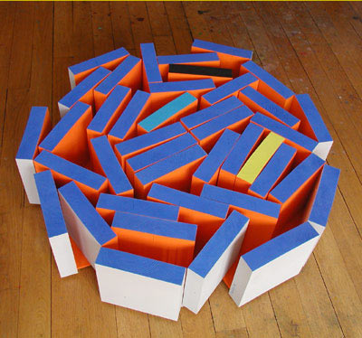 Fleur Bleue scultures labyrinthe
