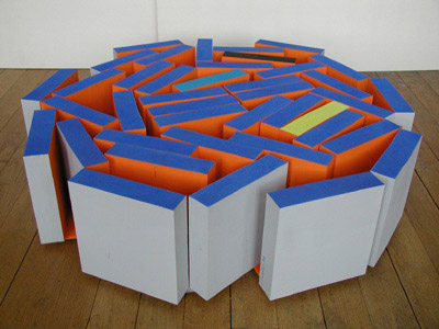 Fleur Bleue sculpture bois